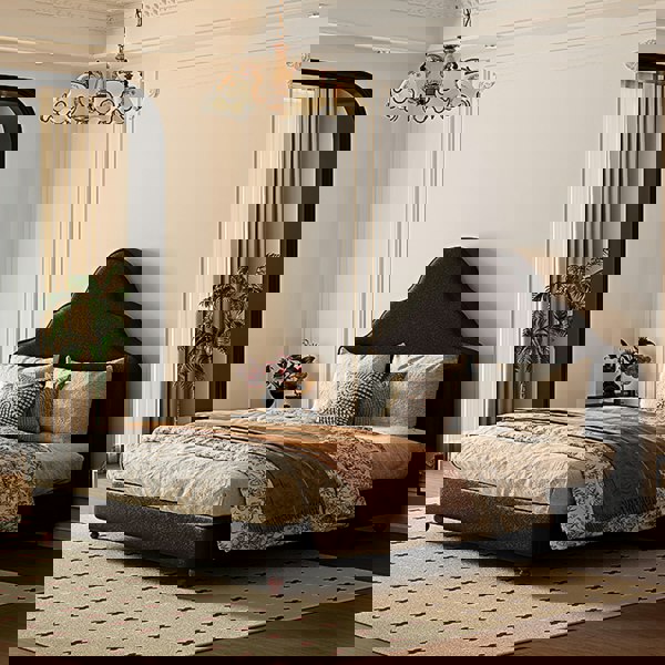 Elara Double Bed, King Size, Super King Size, Flannelette-Rit Concept-Rit Concept