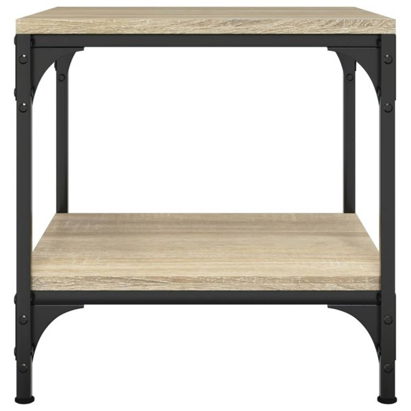 Berkfield Side Tables 2 pcs Sonoma Oak 40x40x40 cm Engineered Wood
