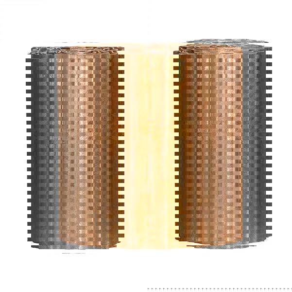 Nicoman Corrugated Pre-Rusted Metal Garden Border Roll