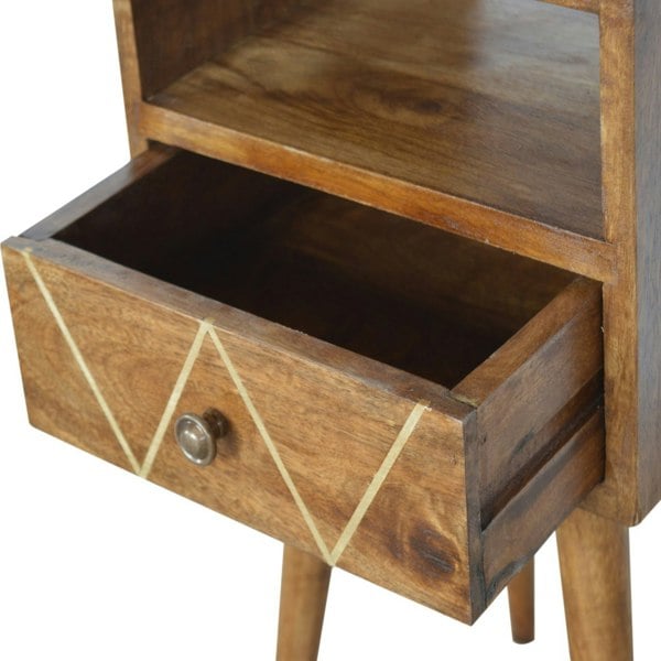 Artisan Furniture Mini Geo Brass Bedside