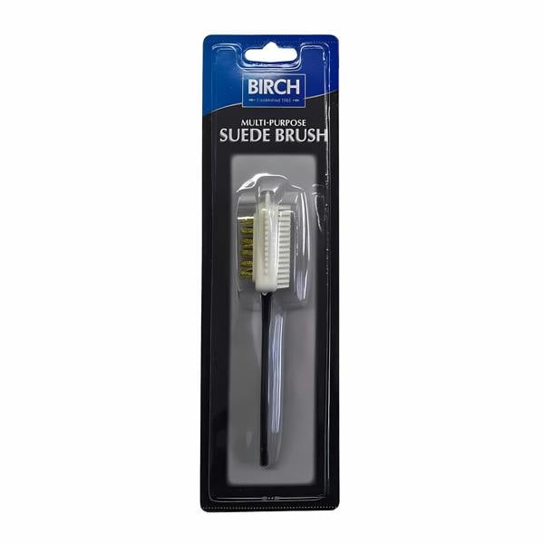 BIRCH Multi Purpose Suede Brush - Restores Nap & Cleans Delicate Nubuck