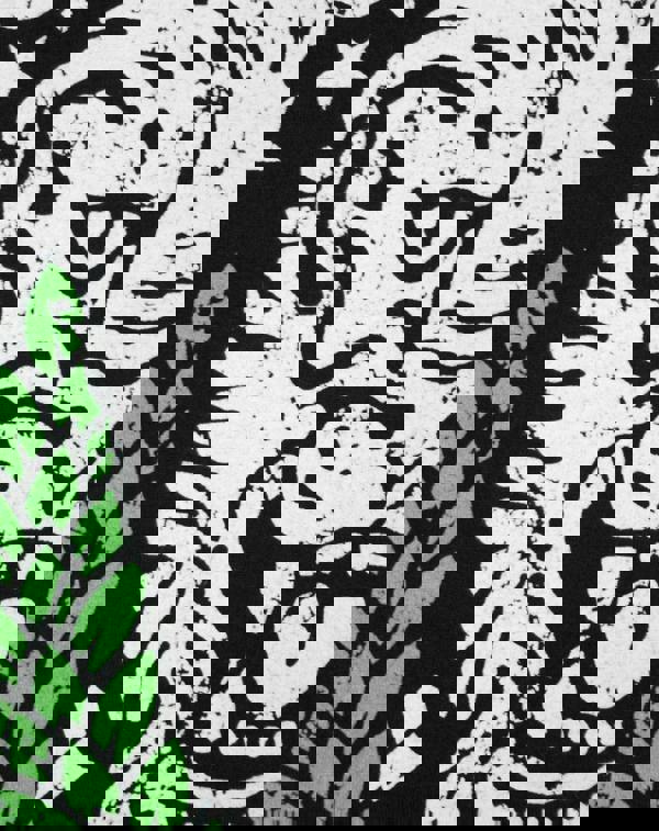 Flogging Molly Mens Black Lion Graphic Short Sleeved T-Shirt