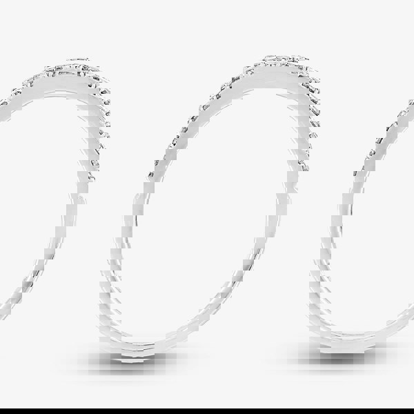 T. H. Baker 9ct White Gold 0.50ct Diamond Three Row Ring TH011725112155