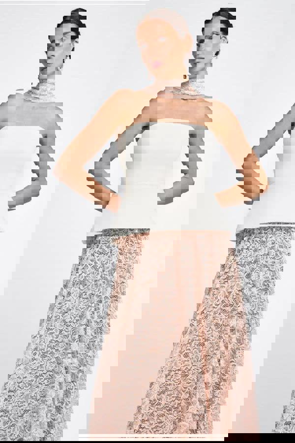 Floral Lace Scarf AC06