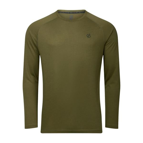 Dare 2B Mens Agile Long-Sleeved T-Shirt - Nephrite Green Solid