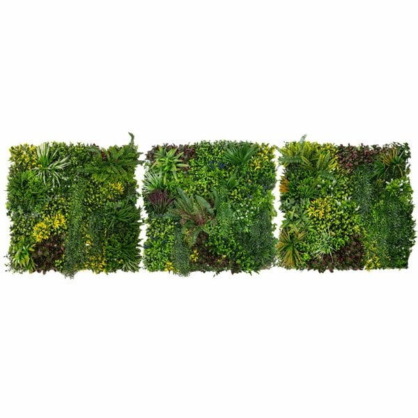 Monstershop Cassia Artificial Wall Tile x 3 - 100cm x 100cm
