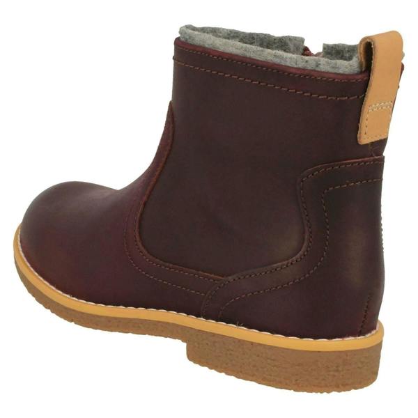 Clarks Girls Clarks Stylish Ankle Boots Comet Frost