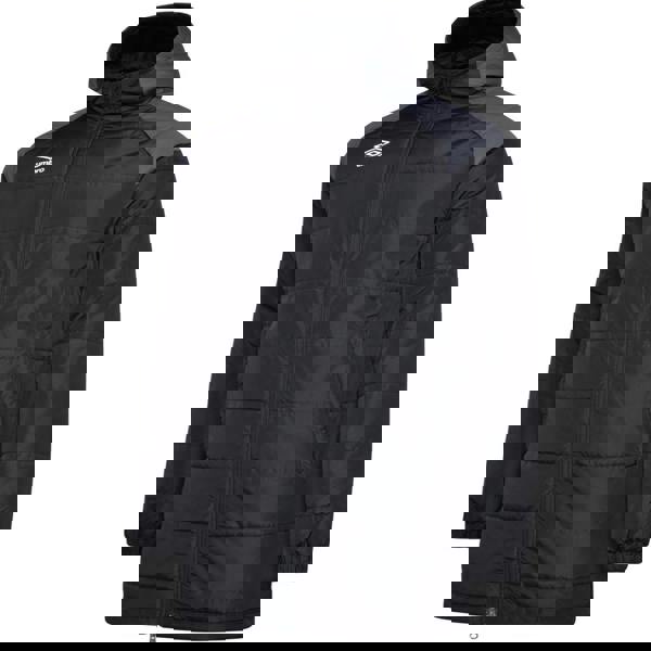 Umbro Mens Padded Jacket - Black/Carbon