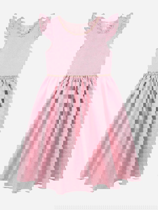 iAMe Girls All Over Print Dress in Pink