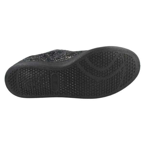 Spot On Ladies Spot On Glittery Lace Up Trainers