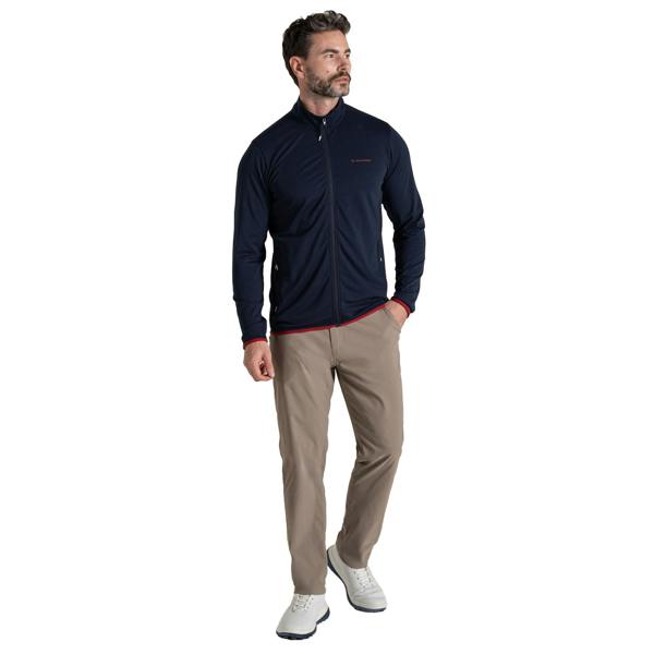 Craghoppers Mens Copthorne Nosilife Full Zip Golf Fleece Jacket - Blue Navy - 