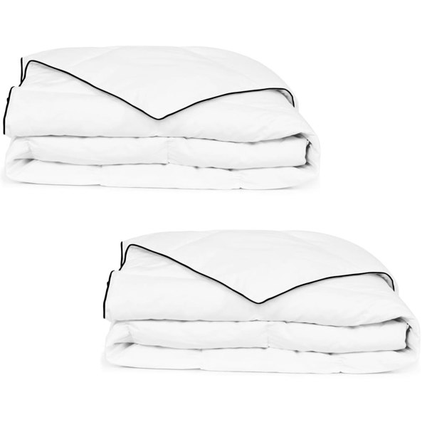 Berkfield Winter Down Duvet 2 pcs 135x200 cm