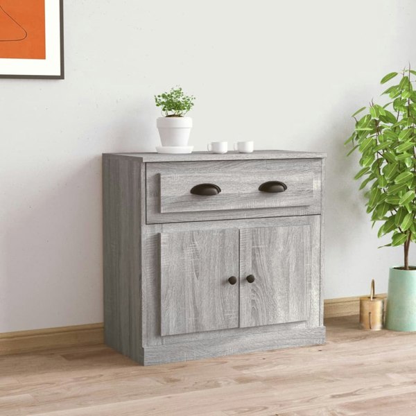 Berkfield Sideboard Grey Sonoma 70x35.5x67.5 cm Engineered Wood