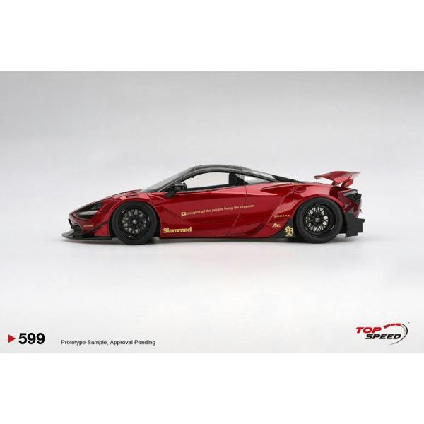 MCSlots McLaren 720S LB Works Gem Red 1:18 Scale Topspeed TS0599