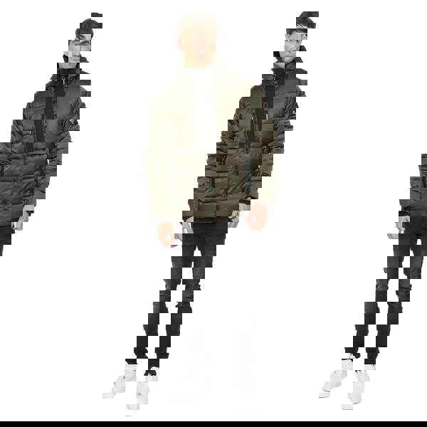 Crosshatch Mens Chimmax Jacket - Olive - 