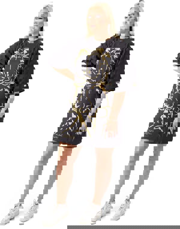 Garfield Womens Grey Character Oversized Short Sleeved T-Shirt