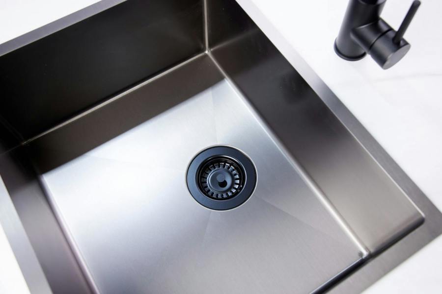 Top-Fix | Basket Strainer Kitchen Sink Waste | Matt Black Finish