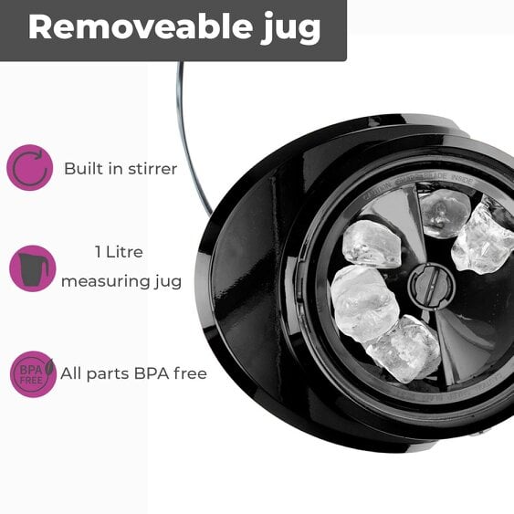 Neo Black and Copper Ice Crusher Slush Machine