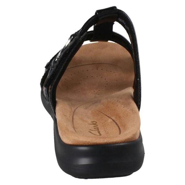 Clarks Ladies Clarks Triple Strap Summer Sandals Kitly Pearl