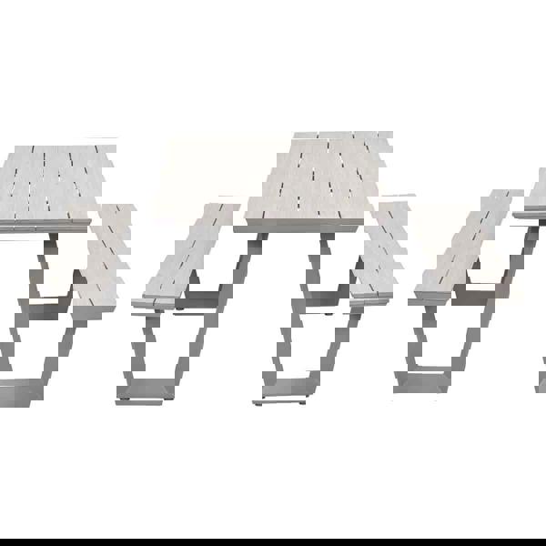 Garden Impressions Bell 200cm Picnic Bench in Dark and Light Grey