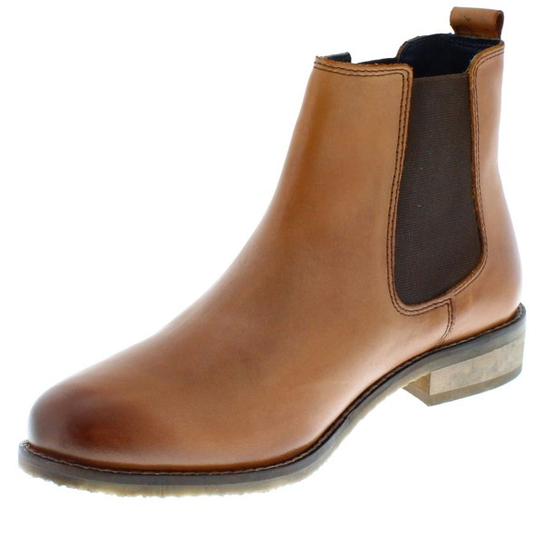 Frank James Aintree Ladies Leather Pull On Chelsea Boots