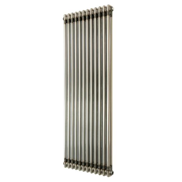 Monstershop Traditional 2 Column Radiator - 1500 x 560mm - Raw Metal