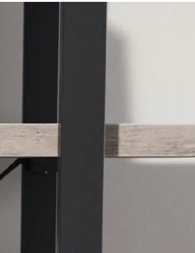 Modcraft 5-Tier Industrial Bookshelf Freestanding Storage Rack Display Unit for Living Room Office