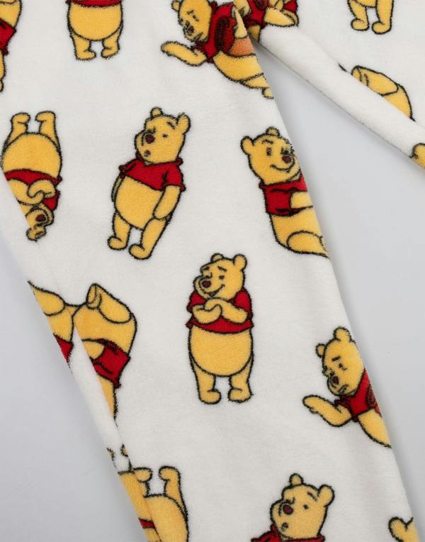 Winnie the Pooh Womens Red Bear Long Sleeve Long Leg Pyjama Set
