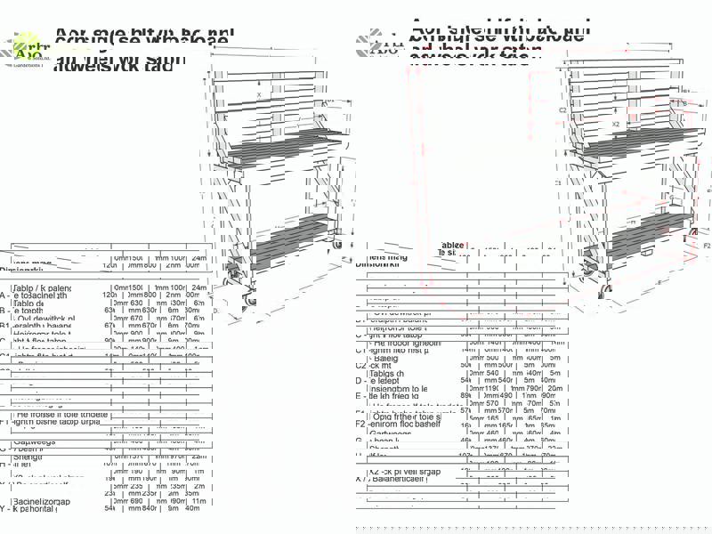 Acorn kiln-dried wooden workbench with back panel and wheels ideal for workshops and garages