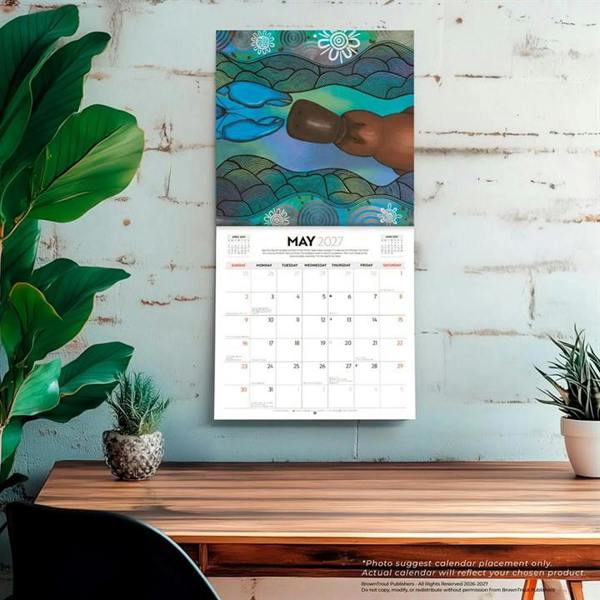 Aboriginal Art Calendar 2027, Wall Calendars, Month To View, Art, Gift