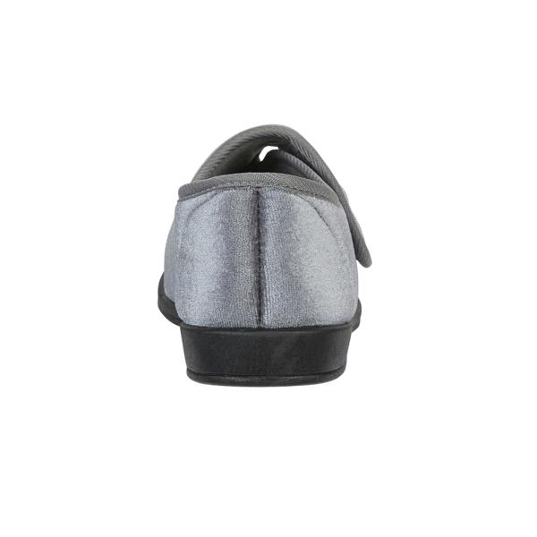 Jo & Joe VERONICA Touch Fasten Slippers   in  Grey