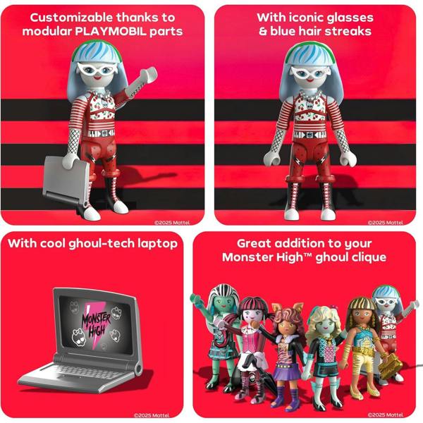 Playmobil X Monster High Ghoulia Yelps - 71997 Playset