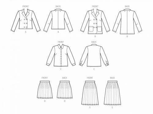Simplicity Sewing Pattern 9843, Costumes for Women, H5 (6-8-10-12-14) - Intermediate