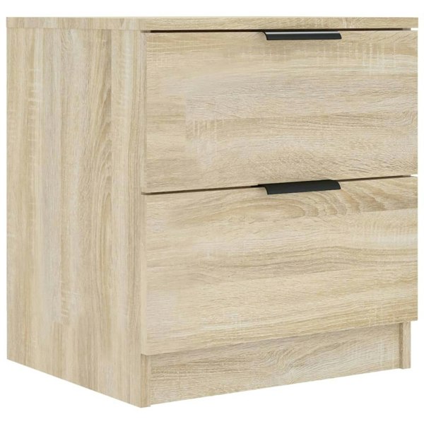 Berkfield Bedside Cabinets 2 pcs Sonoma Oak Engineered Wood