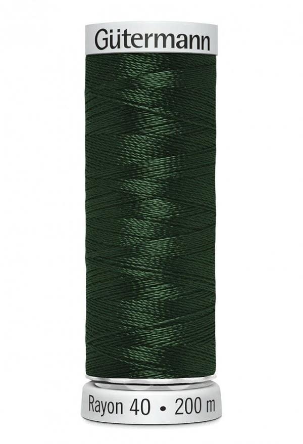 Gutermann No 40 Sulky Rayon Embroidery Thread 200m Rayon Thread Suitable For Embroidery