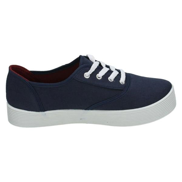 Spot On Girls Spot On Canvas Lace Up Platform Shoes