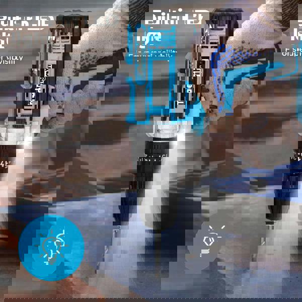 Traderight 21V Cordless Drill Combi Driver Electric Screwdriver Set 1 Battery