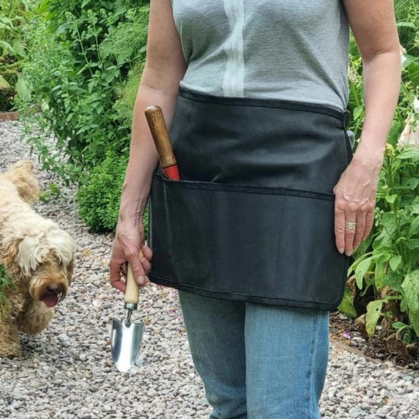 Paper High Personalised Buffalo Leather Gardening Tool Belt