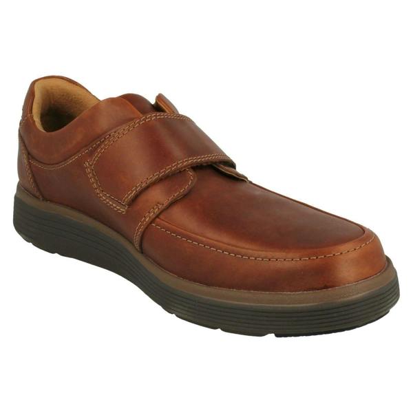 Clarks Mens Clarks Hook & Loop Formal Moccasins Un Abode Strap