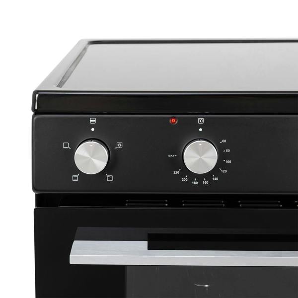 Willow 60cm Single Cavity Ceramic Cooker W60CCBLK - Black