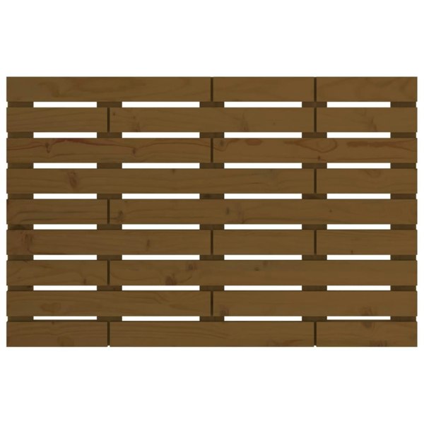 Berkfield Wall Headboard Honey Brown 81x3x63 cm Solid Wood Pine