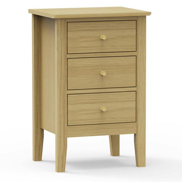 Core Products Henley 3-Drawer Tall Bedside Cabinet