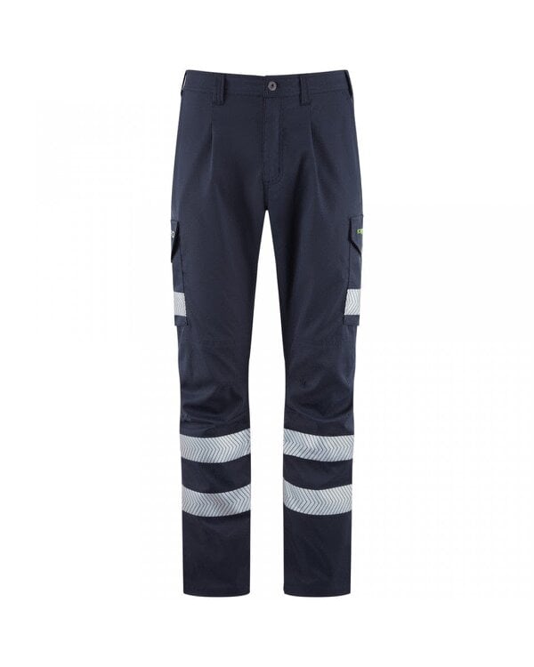 Leo Workwear Winsford Lightweight Stretch Cargo Trouser (Navy)