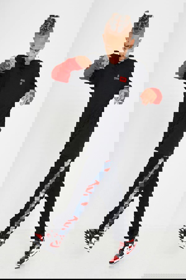 Beat Boyz Club Tayo Long Sleeve T-Shirt - Black/Red