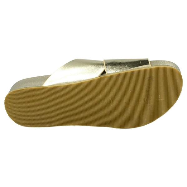 Down to Earth Ladies Down To Earth Metallic Mules