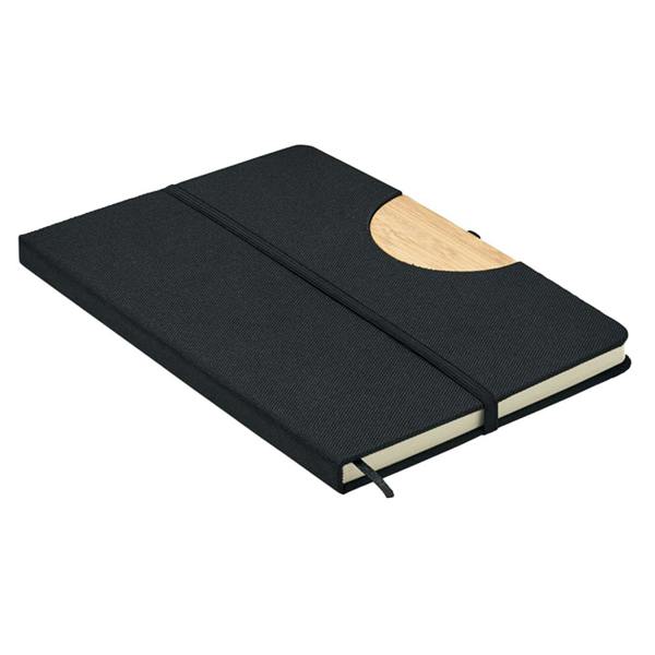 MidOcean Bamboo A5 Notebook - Black - 
