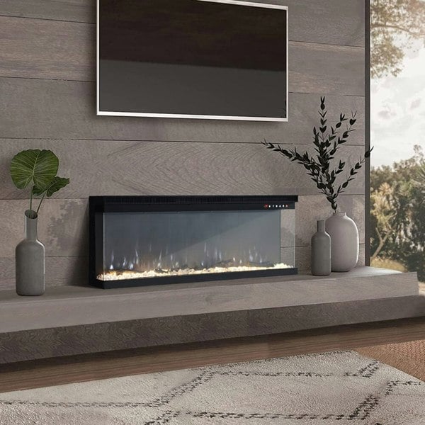 3-Sided Electric Fireplace – A Perfect Fusion of Style, Warmth, and Versatility Living and Home 70 inch