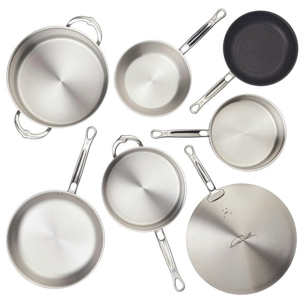 Hestan Thomas Keller Insignia Induction Stainless Steel Pan Set: 7 Piece