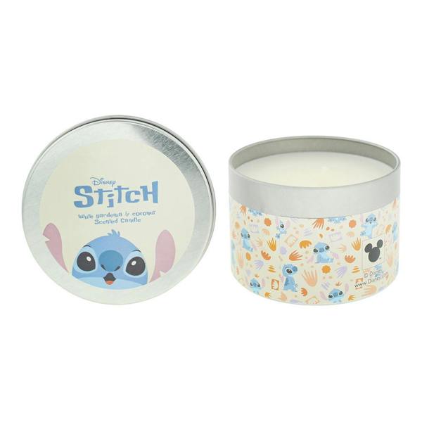 Disney Stitch White Gardenia And Coconut Scented Candle 190g