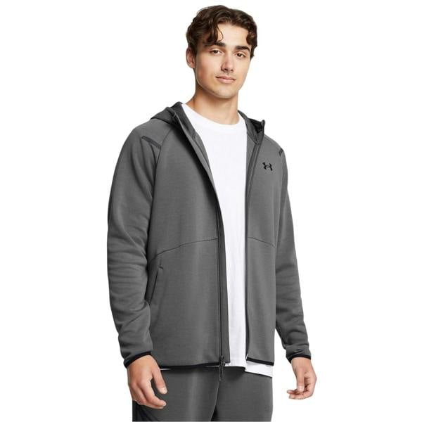 Under Armour Mens Unstoppable Full Zip Hoodie - White Castlerock - 